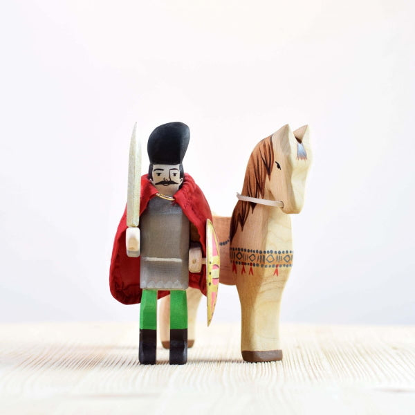 Bumbu Toys | Michael the Brave with Sword Shield & Cape at Milk Tooth