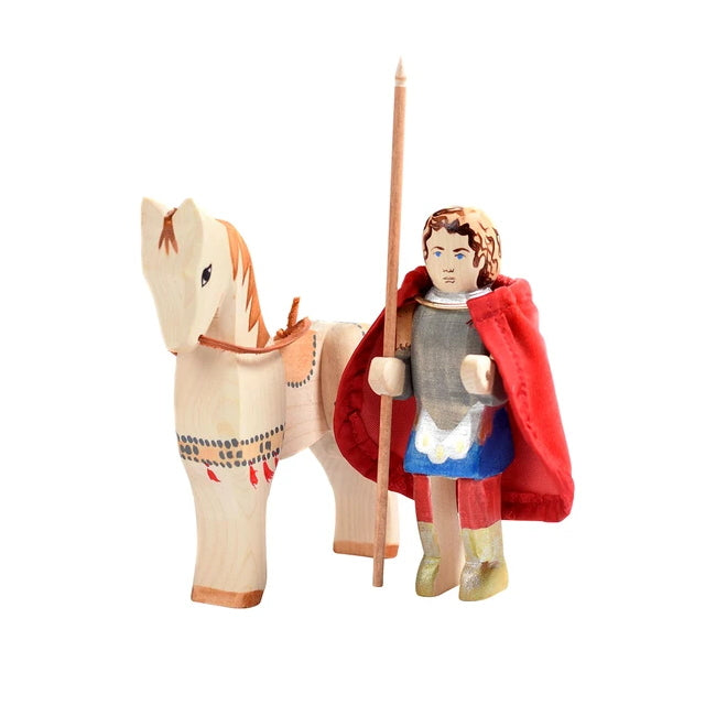 Bumbu Toys | St. George with Spear & Cape and Steed at Milk Tooth