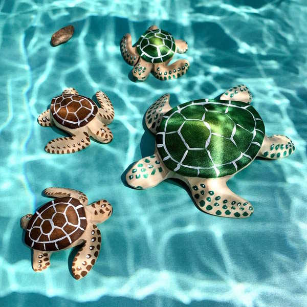 Bumbu Toys | Baby Green Turtle at Milk Tooth