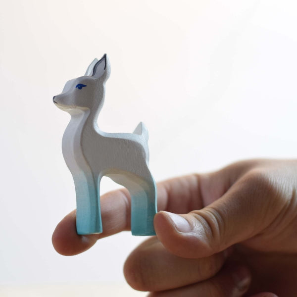 Bumbu Toys | Fawn Standing in White & Blue at Milk Tooth