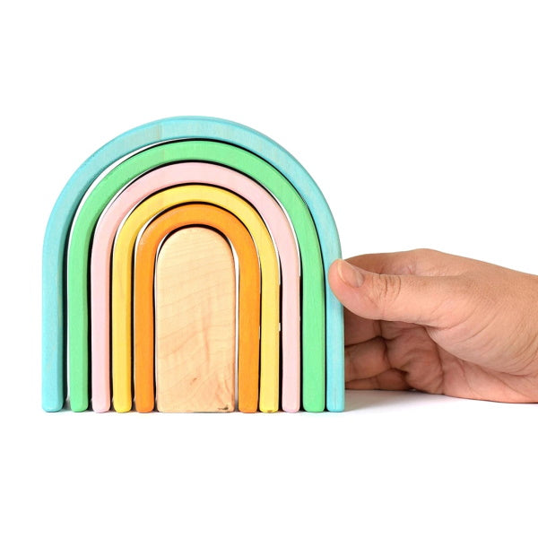 Bumbu | Wooden Stacking Arches | Pastel