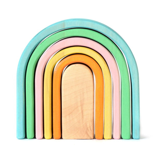 Bumbu Toys | Stacking Arches | Pastel at Milk Tooth