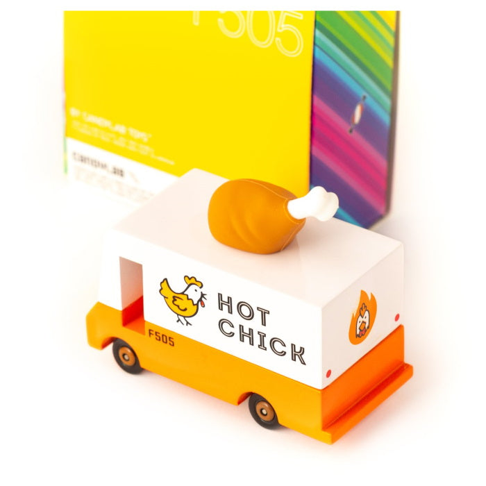 Candylab | Fried Chicken Van wooden toy food truck at Milk Tooth