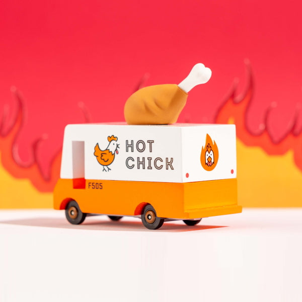 Candylab | Fried Chicken Van wooden toy food truck at Milk Tooth