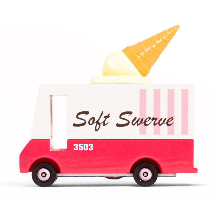 Candylab | Ice Cream Van wooden toy food truck at Milk Tooth