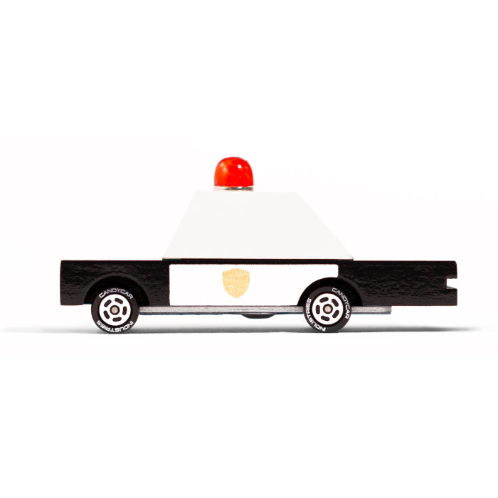 Candylab | Police Car wooden toy car at Milk Tooth