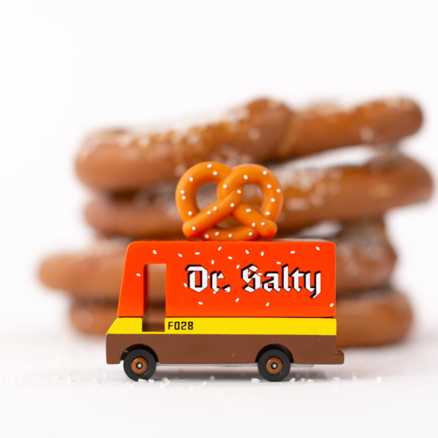Candylab | Pretzel Van wooden toy food truck at Milk Tooth