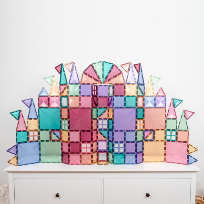 Connetix Tiles | 120 Piece Pastel Creative Pack at Milk Tooth
