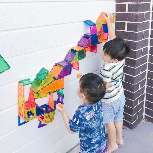 Connetix Tiles | 100 Piece Rainbow Creative Pack FREE SHIPPING* at Milk Tooth