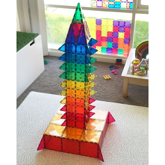 Connetix Tiles | Magnetic Building Tiles | 100 Piece Set