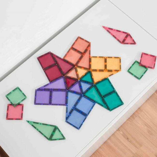 Connetix Tiles | 32 Piece Pastel Mini Pack at Milk Tooth