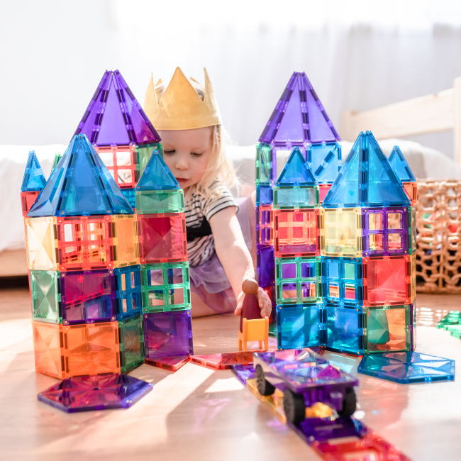 Connetix Tiles | Magnetic Building Tiles | 212 Piece Mega Pack