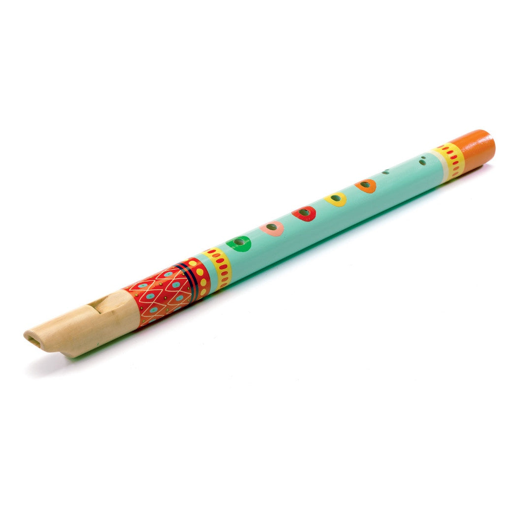 Djeco | Animambo Kid's Wooden Recorder | Child's Musical Instrument Toy | Milk Tooth