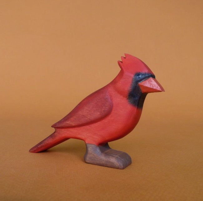 Forest Melody | Cardinal wooden toy at Milk Tooth