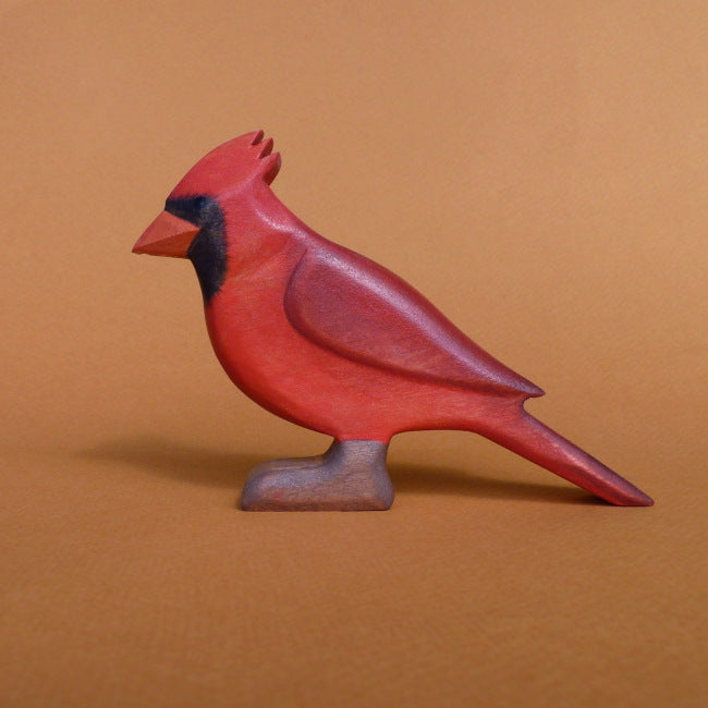 Forest Melody | Cardinal wooden toy at Milk Tooth