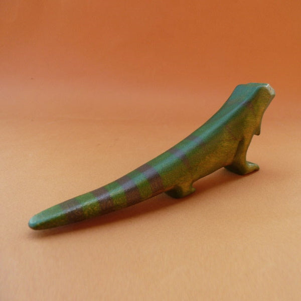 Forest Melody | Wooden Iguana Goanna Lizard | Toy Animal Figurine