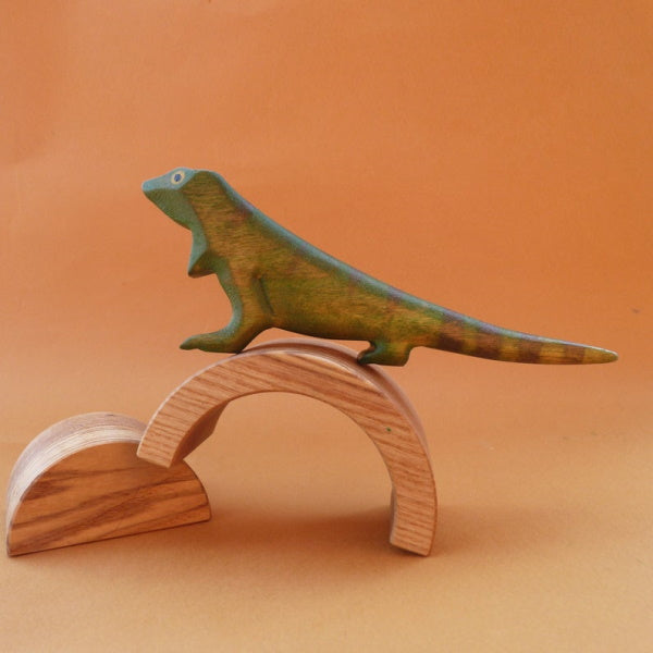 Forest Melody | Wooden Iguana Lizard | Toy Animal Figurine