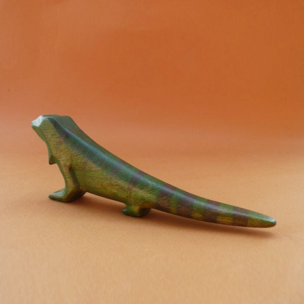 Forest Melody | Wooden Iguana Lizard | Toy Animal Figurine