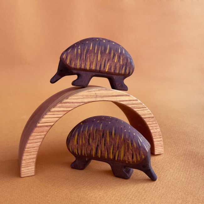 Forest Melody | Echidna wooden toy at Milk Tooth