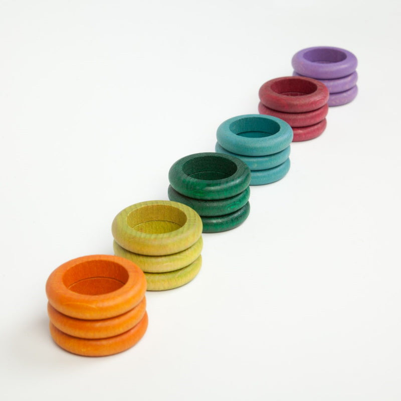 Grapat | 18 Rings in 6 Warm Colours at Milk Tooth