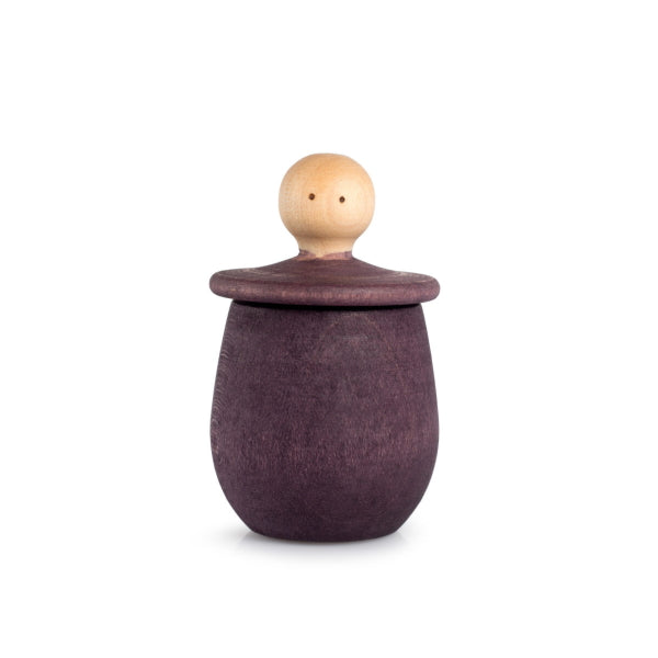 Grapat Little Things Purple wooden toy