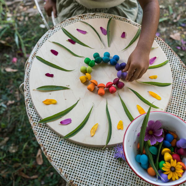 Grapat | Mandala | Little Rainbow Mushrooms 36 Pieces
