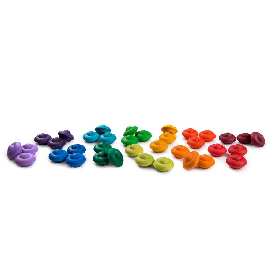 Grapat | Mandala | Rainbow Flowers 36 Pieces at Milk Tooth