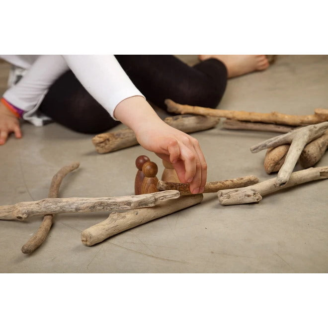 Grapat | 3 Natural Nins | Three Different Woods
