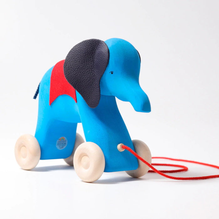 Grimm's | Otto Elephant Pull Along at Milk Tooth