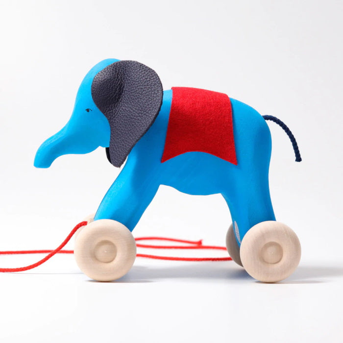 Grimm's | Otto Elephant Pull Along at Milk Tooth