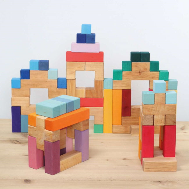 Grimm's Large Stepped Pyramid LSP with Stairway Building Set at Milk Tooth