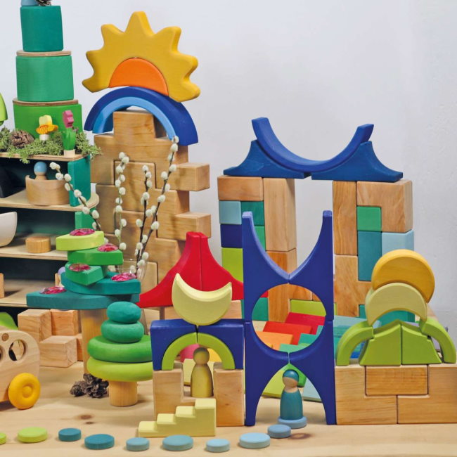 Grimm's | Stairway Building Set at Milk Tooth