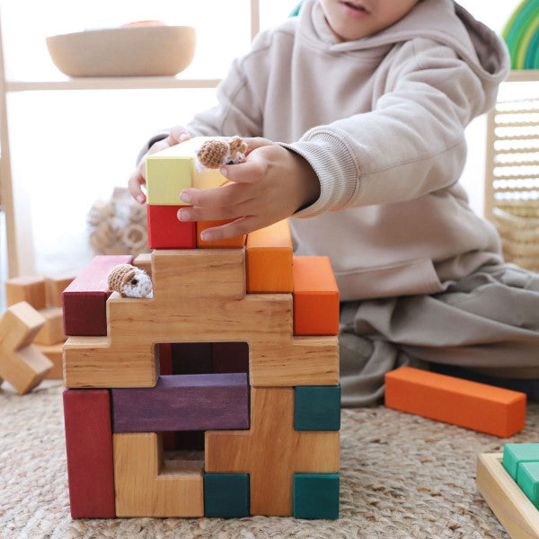 Grimm's Large Stepped Pyramid LSP with Stairway Building Set at Milk Tooth