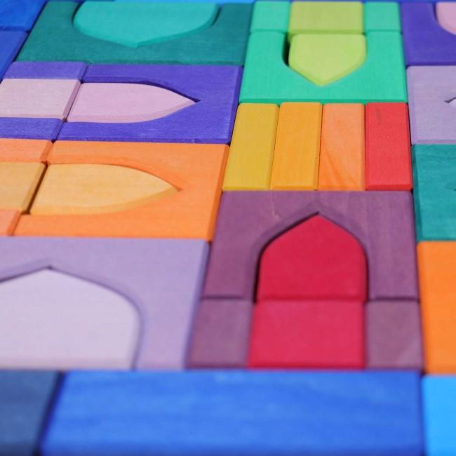 Grimm's | 1001 Nights Building Set | Wooden Blocks