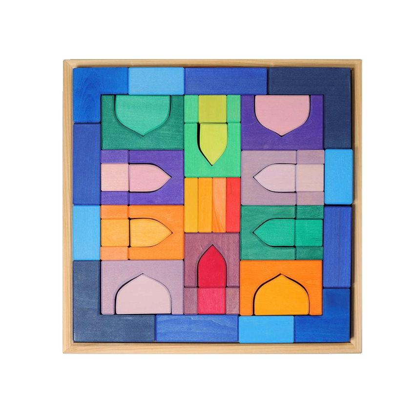 Grimm's | 1001 Nights Building Set | Wooden Blocks