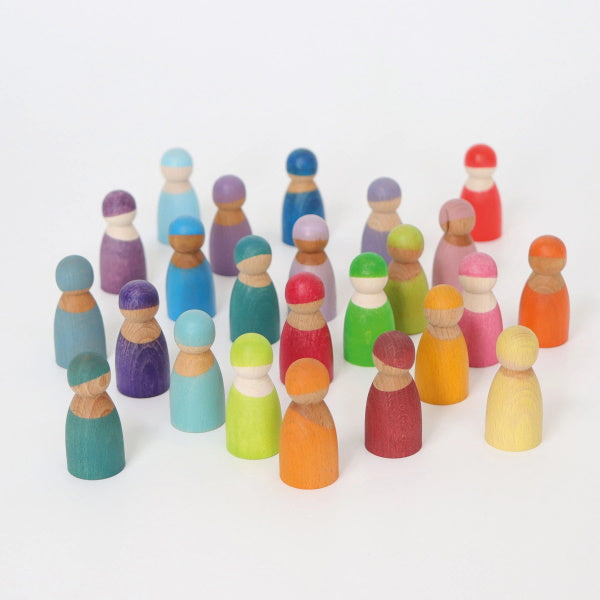 Grimm's 12 Rainbow Friends 12 Pastel Friends
