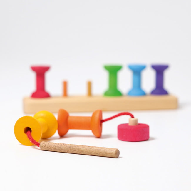 Grimm's | Bobbins | Small Threading Game