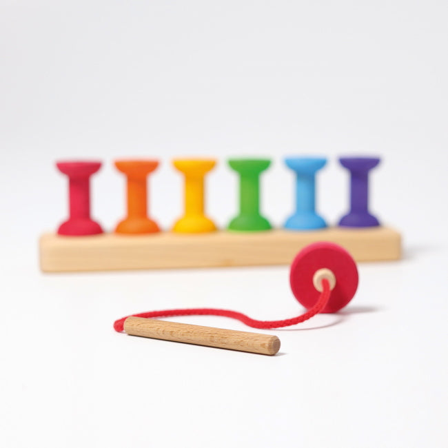 Grimm's | Bobbins | Small Threading Game
