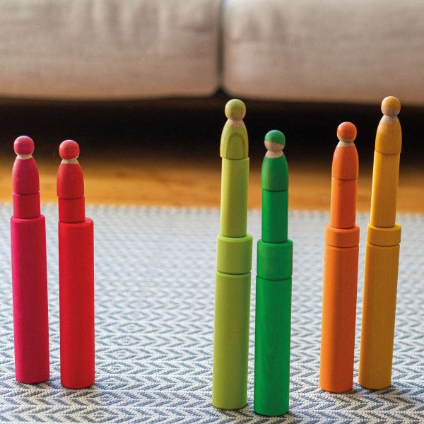 Grimm's | Building Rollers | Large | Rainbow