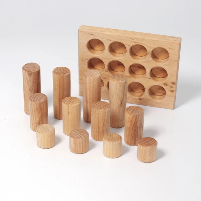 Grimm's | Building Rollers | Small | Natural