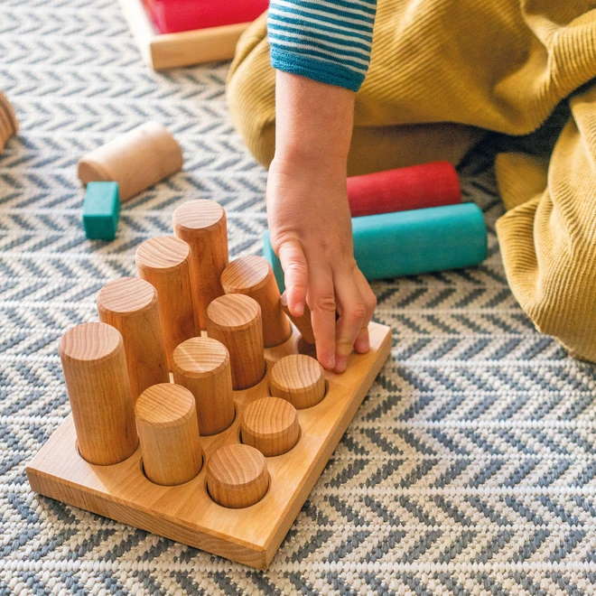 Grimm's | Building Rollers | Small | Natural
