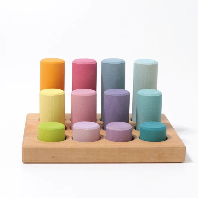 Grimm's | Building Rollers | Small | Pastel