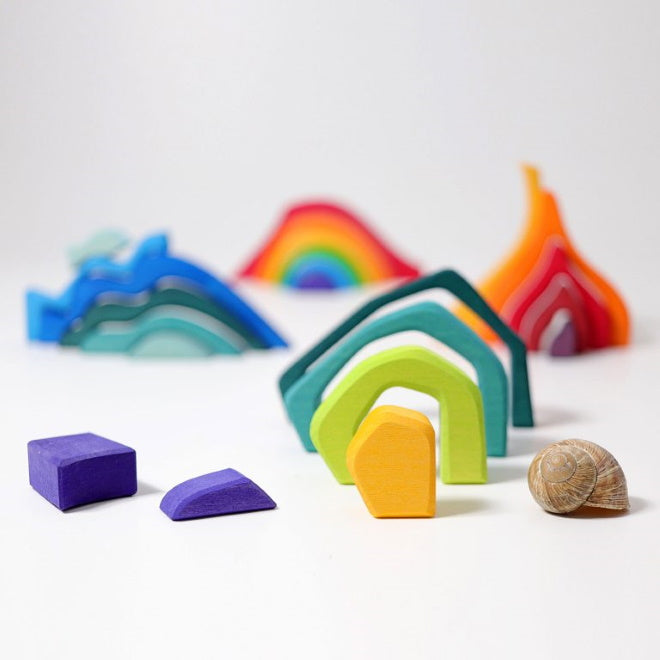 Grimm's | Building Set | Four Elements Puzzle | Small