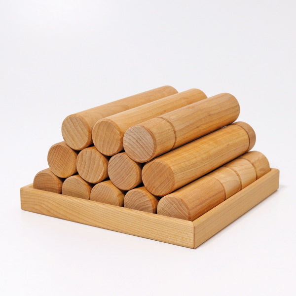 Grimm's | Building Rollers | Large | Natural