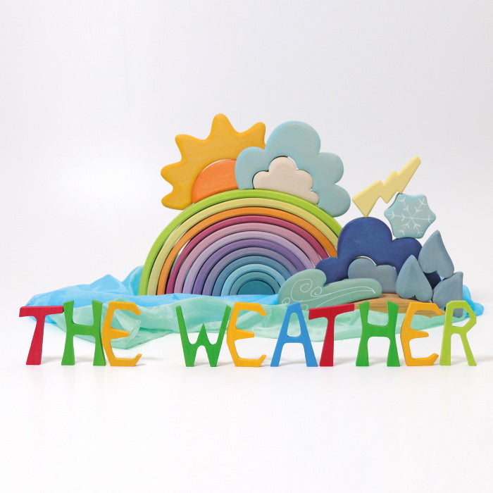 Grimm's | Building Set | Weather | Wooden Toy