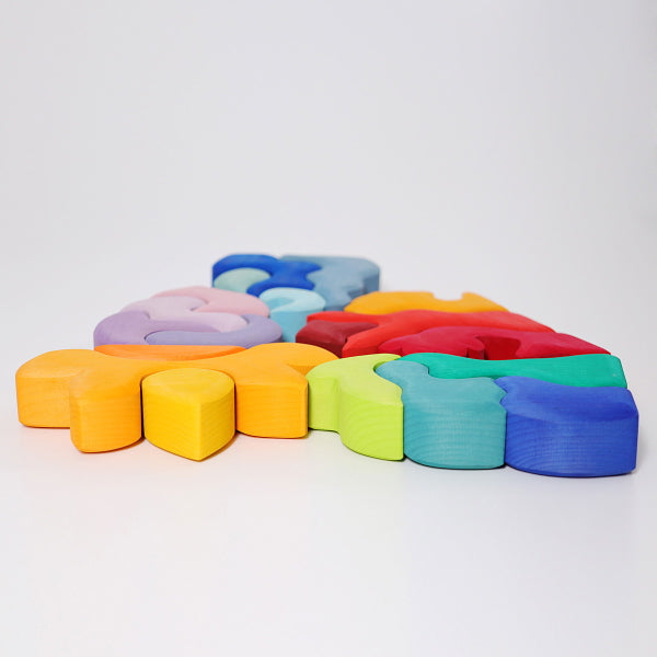 Grimm's | Casa Glora wooden stacking toy at Milk Tooth