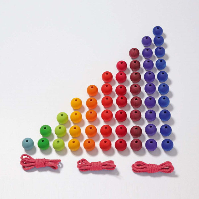 Grimm's | Colourful Bead Stairs at Milk Tooth