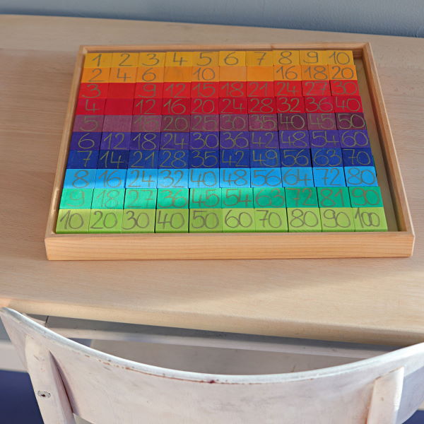 Grimm's | Counting With Colours maths set of numbered tiles
