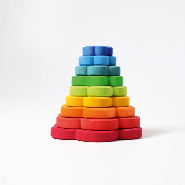 Grimm's | Flower Stacking Tower at Milk Tooth