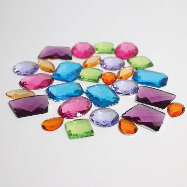Grimm's | Glitter Stones Large | 28 Pieces